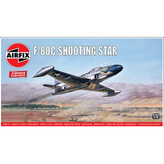 Airfix Classic Kit VINTAGE letadlo A02043V - Lockheed F-80C Shooting Star (1:72)