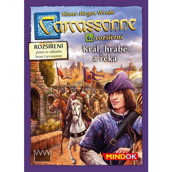 Mindok Carcassonne  rozšíření 6 Král,hrabě a řeka