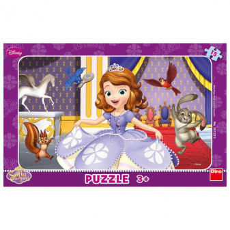 Dino puzzle Sofia první 15 dílků