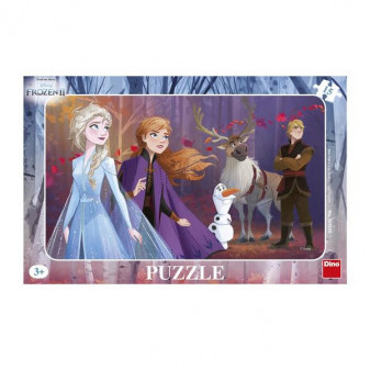 Dino Frozen II deskové puzzle 15 dílků