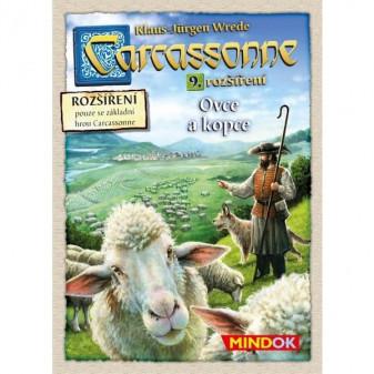 Mindok Carcassonne Ovce a kopce 9 rozšíření