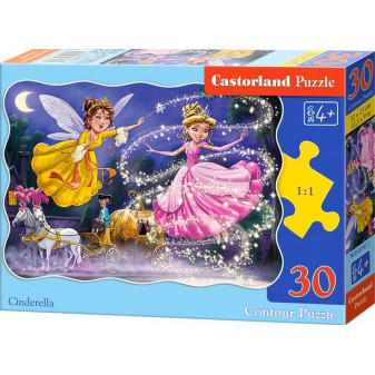 Castorland 3747 puzzle Popelka 30 dílků