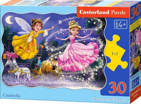 Castorland 3747 puzzle Popelka 30 dílků