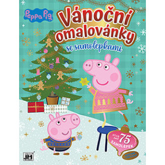 Models Omalovánky Vánoční se samolepkami Prasátko Peppa