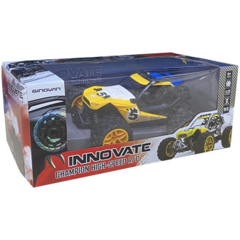 Sparkys RC speed racing car 1:12 4CH 2.4G žluté na dálkové ovládání na bateriový pack