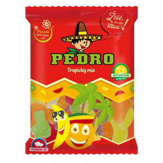 Želé bonbóny Pedro Tropický mix 80 g
