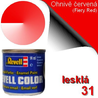 Revell 32131 barva ohnivě rudá - lesklá