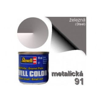 Barva Revell 32191 barva emailová - metalická ocelová (steel metallic)