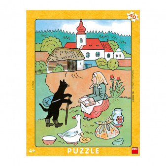 Dino puzzle deskové Josef Lada  Mikeš na vandru 40 dílků