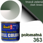 Revell 32363 barva tmavě zelená polomatná hedvábná