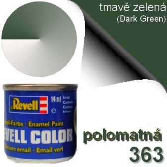 Revell 32363 barva tmavě zelená polomatná hedvábná