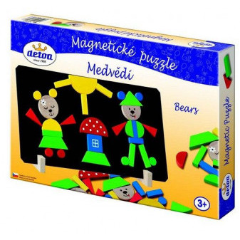 Detoa Magnetické puzzle medvědi