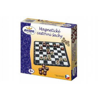Detoa Magnetické cestovní šachy dřevo společenská hra