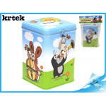 Krtek krteček pokladnička kovová 15cm v sáčku