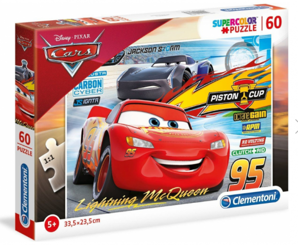 Clementoni 26973 puzzle 60 dílků Cars 3