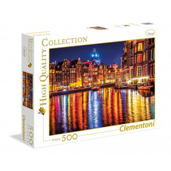 Clementoni 35037 puzzle 500 dílků Amsterdam