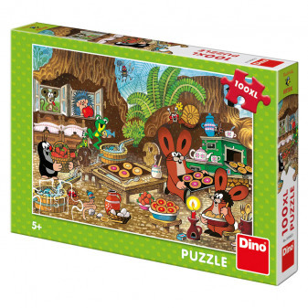 Dino puzzle Krtek v kuchyni 100 XL