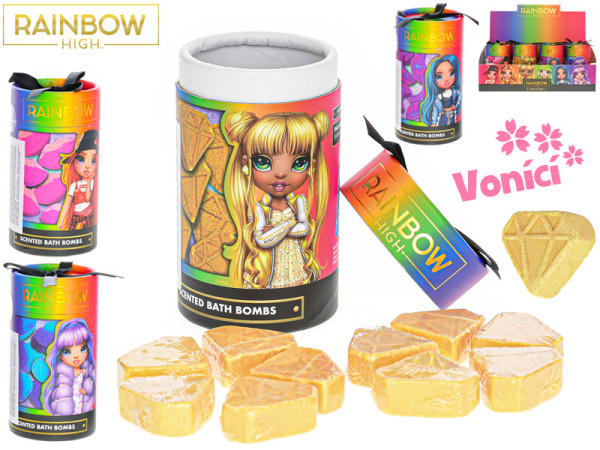 Rainbow High koupelové vonící bomby 10ks v tubě 4druhy