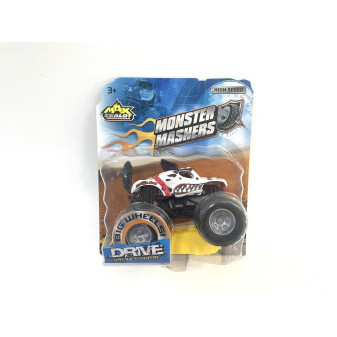 Auto Monster bílý pes 1:64