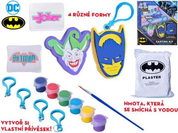 Batman vs. Joker tvarovací hmota s barvami v krabičce