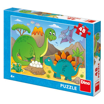 Dino Puzzle Dinosauři 48 dílků