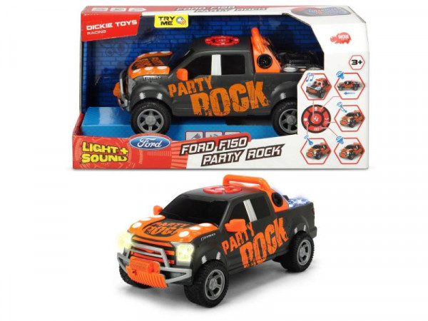 Dickie Auto Ford F150 Pick up Party Rock Anthem 29 cm na baterie