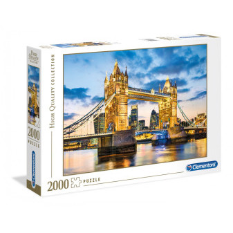 Clementoni 32563 Puzzle Tower Bridge za soumraku 2000 dílků