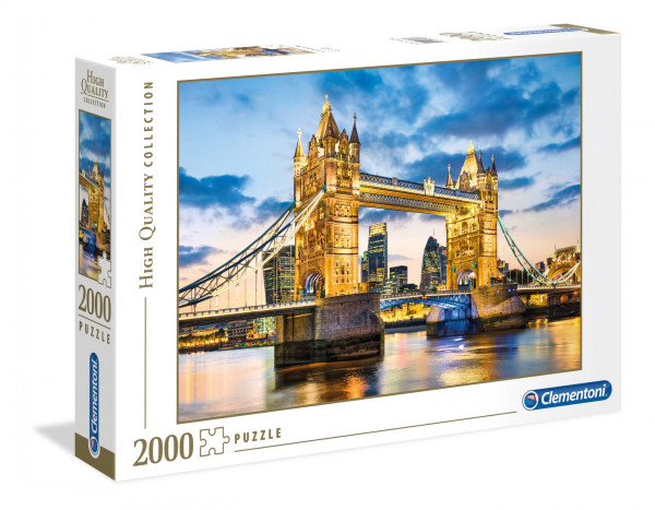 Clementoni 32563 Puzzle Tower Bridge za soumraku 2000 dílků