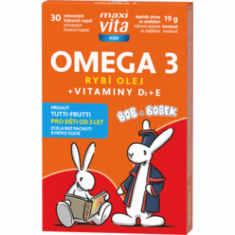 Maxi Vita Kids Omega 3 + vitaminy D a E