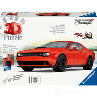 Ravensburger 3D puzzle Dodge Challenger Scat Pack Red