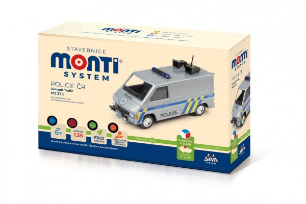 Vista Monti System MS 27,5 Policie ČR Renault Trafic 1:35 v krabici