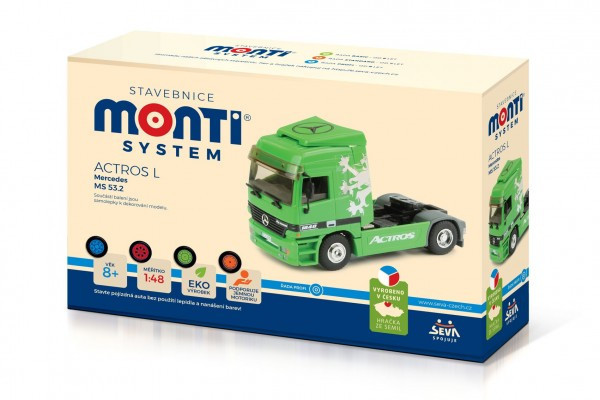 Vista Monti System MS 53.2 Actros L (zelený) 1:48 v krabici 22x15x6cm