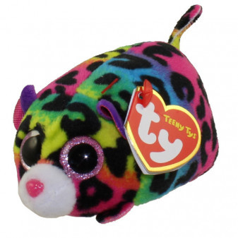 Ty Teeny Tys Jelly mnohobarevný leopard 10 cm