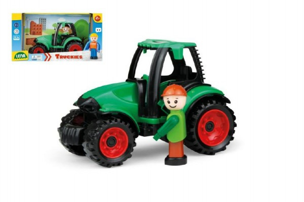 Lena Auto Truckies traktor plast 25cm s figurkou