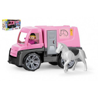 Lena Auto Truxx přeprava koní s figurkami plast 26cm