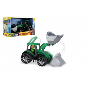 Lena Auto Truxx 2 traktor se lžící plast 32cm s figurkou v krabici 37x22x16cm 24m+