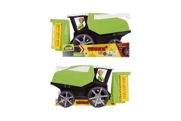 Lena Auto Truxx 2 kombajn plast 35cm s figurkou 24m+