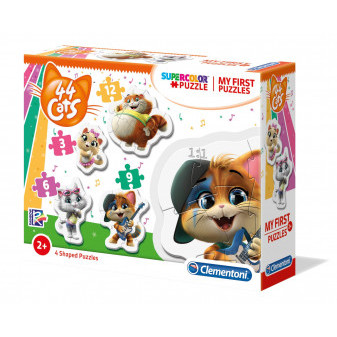 Clementoni 20812 44 Cats - 3+6+9+12 pcs - My First Puzzle