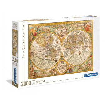 Clementoni 32557 Puzzle Historická mapa světa 2000 dílků