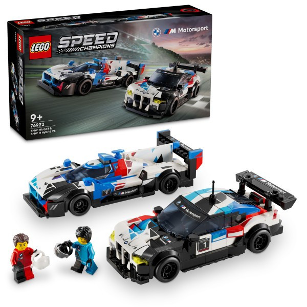 LEGO® Speed Champions 76922  Závodní auta BMW M4 GT3 a BMW M Hybrid V8