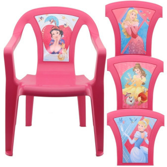 Marian plast židlička Disney plastová dětská růžová - Princess