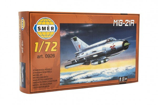Směr 926 Model MiG-21R 1:72 15x21,8cm v krabici 25x15x4,5cm