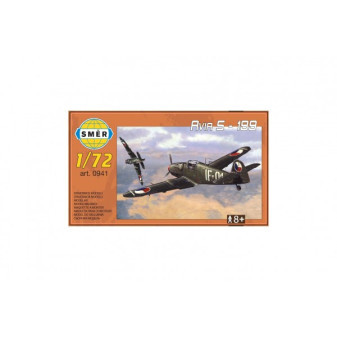 Směr  Model AVIA S-199 plast 13,7x12,6cm v krabici 25x14,5x4,5cm