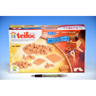 Směr stavebnice Teifoc cihličky 100 ks