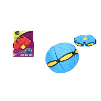 Flat Ball - Hoď disk, chyť míč! plast 22cm 2 barvy na kartě Phlat Ball