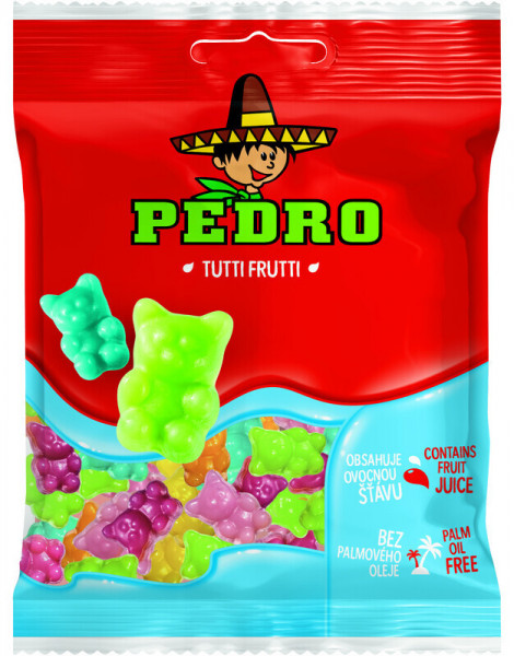 Pedro Želé bonbóny Pedro Tutti Frutti 80 g