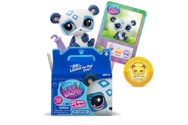 Littlest Pet Shop 1 figurka Blind Box série 2