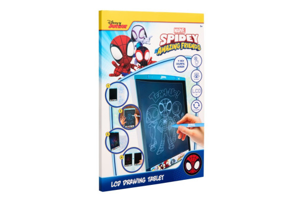 Kreslící tabulka LCD 28 cm Princezny Spidey Stitch na baterie