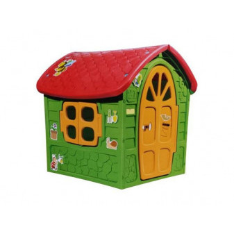 Dohány zahradní domeček domek s obrázky barevný 120 x 113 x 111 cm -  pouze osobní odběr