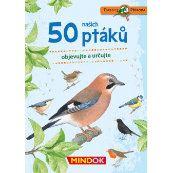 Mindok Expedice příroda 50 ptáků